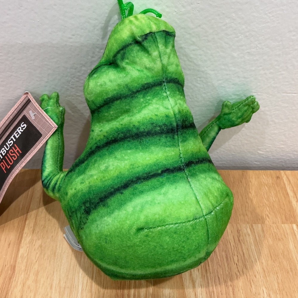 GHOSTBUSTERS Green SLIMER Ghost Monster PLUSH TOY w/ tags 10" Toy Factory - Picture 3 of 7